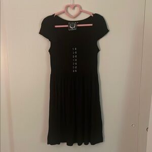 Killstar Black Short Sleeve Dress